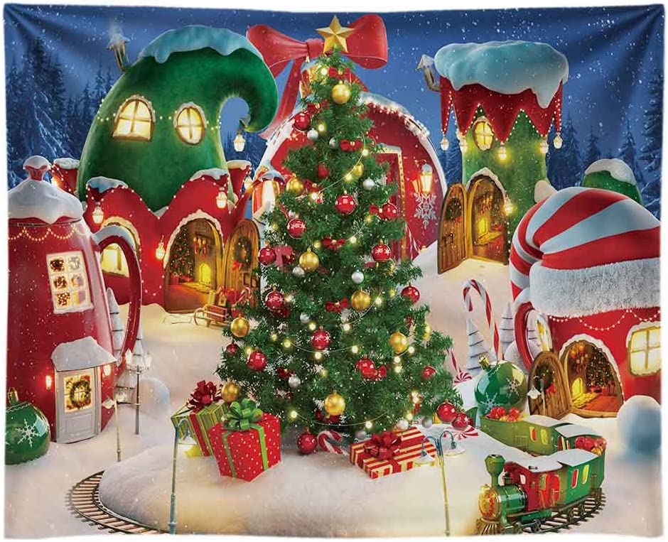 Christmas Village Background