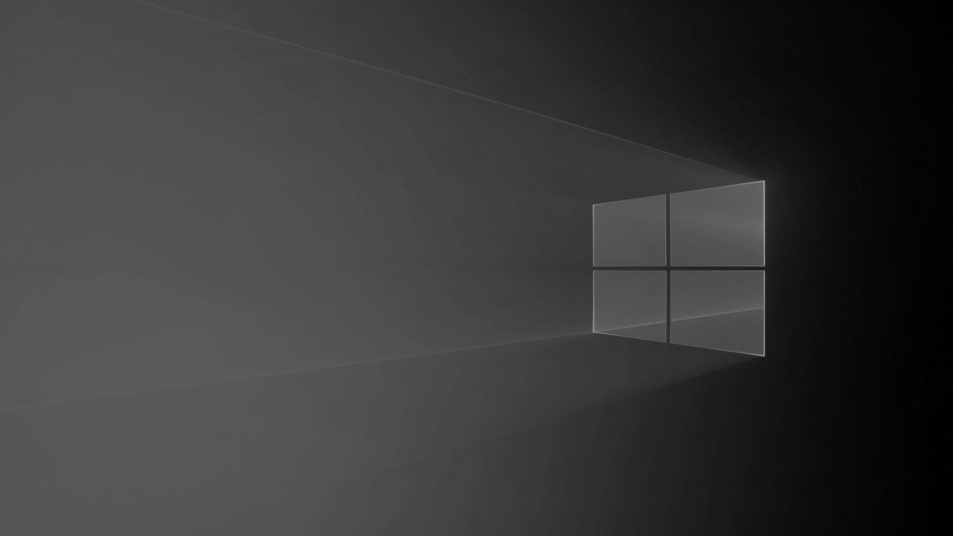 Windows 10 Clean Dark Background