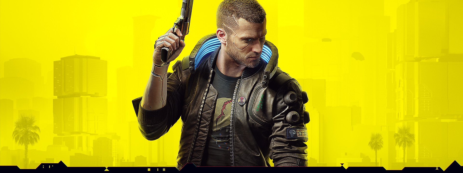 Cyberpunk 2077 Yellow Background