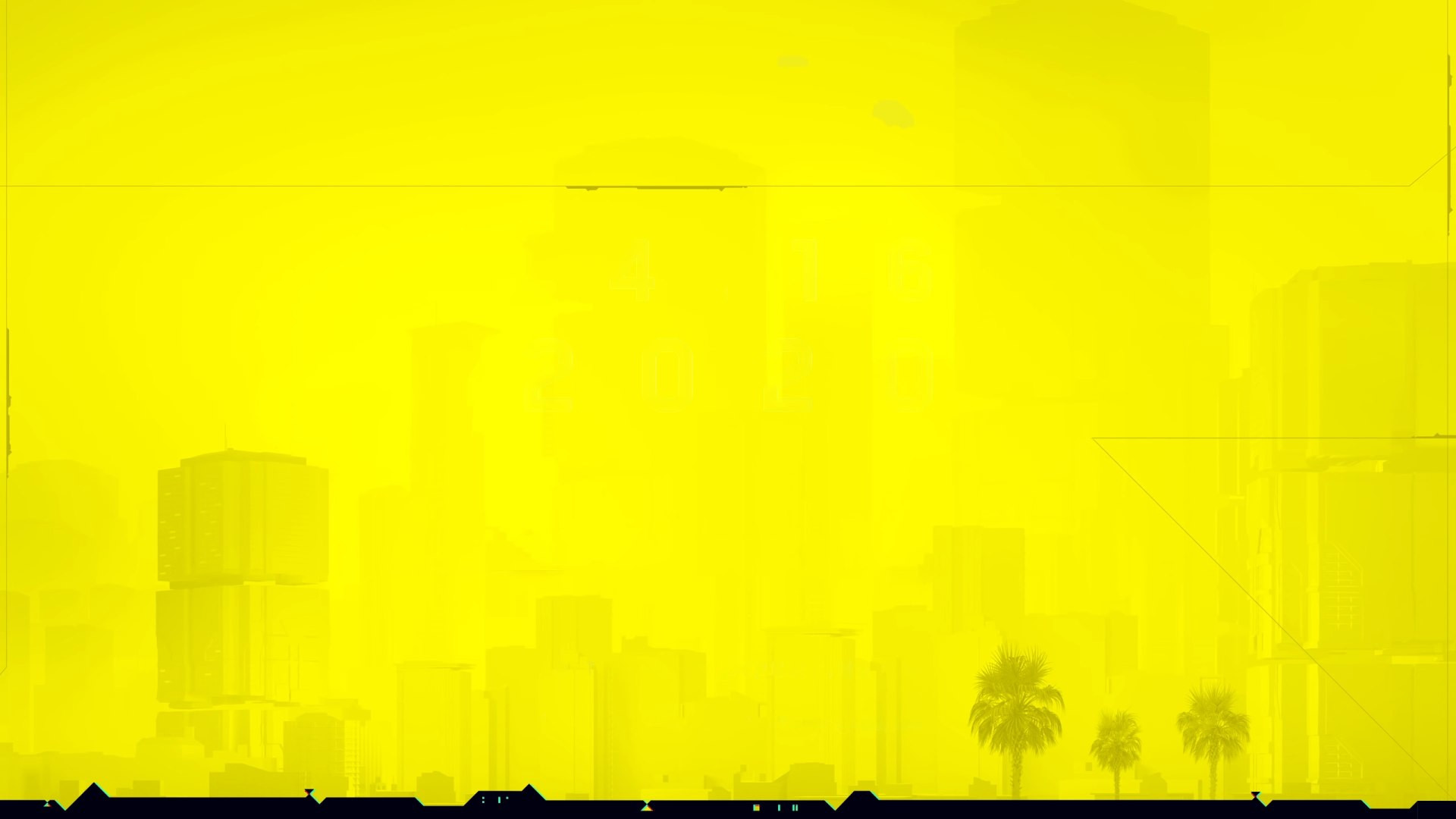 Cyberpunk 2077 Yellow Background