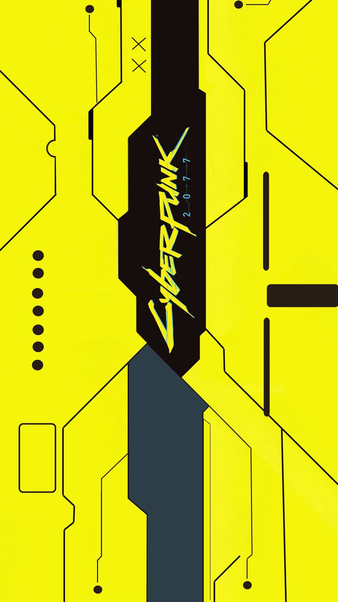 Cyberpunk 2077 Yellow Background