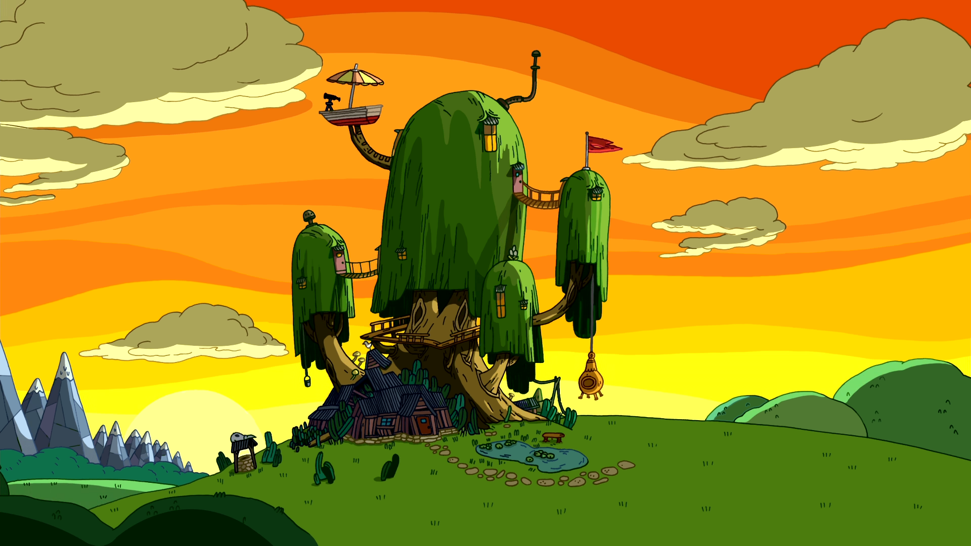 Adventure Time Treehouse Background