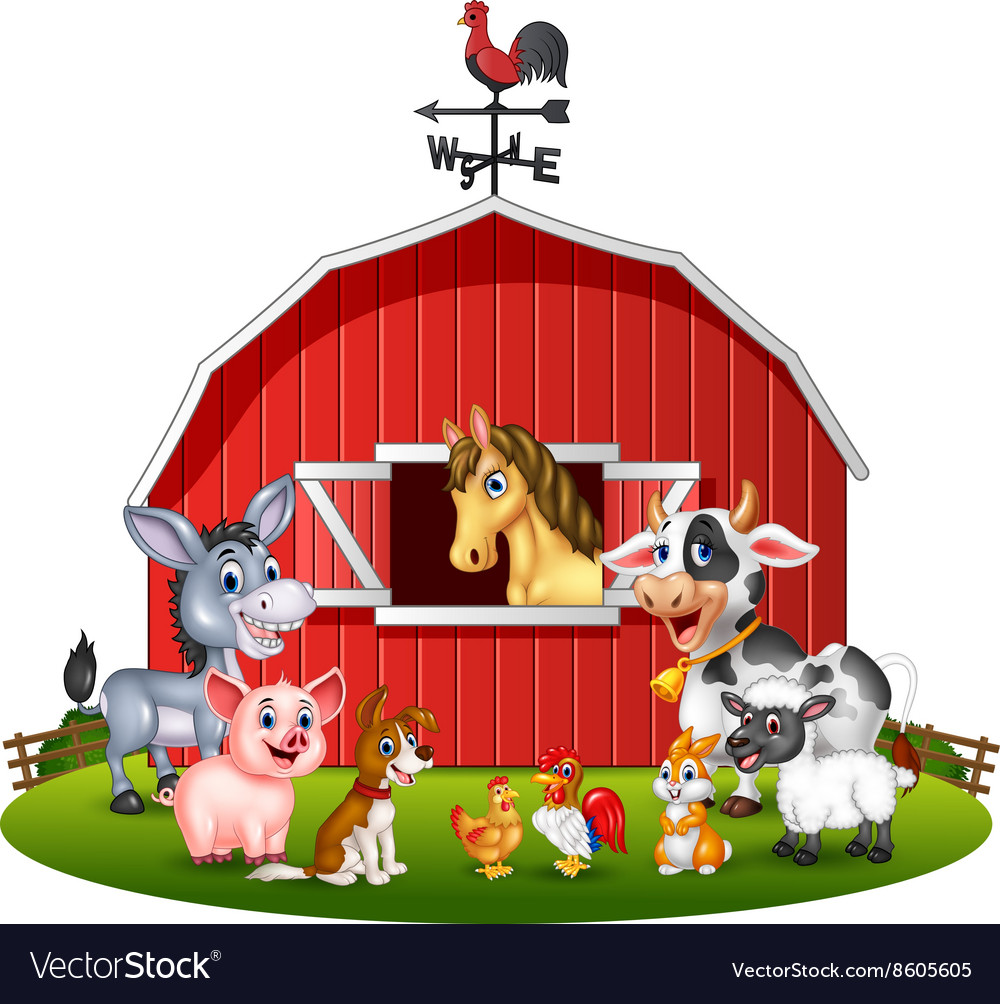 Cartoon Farm Background