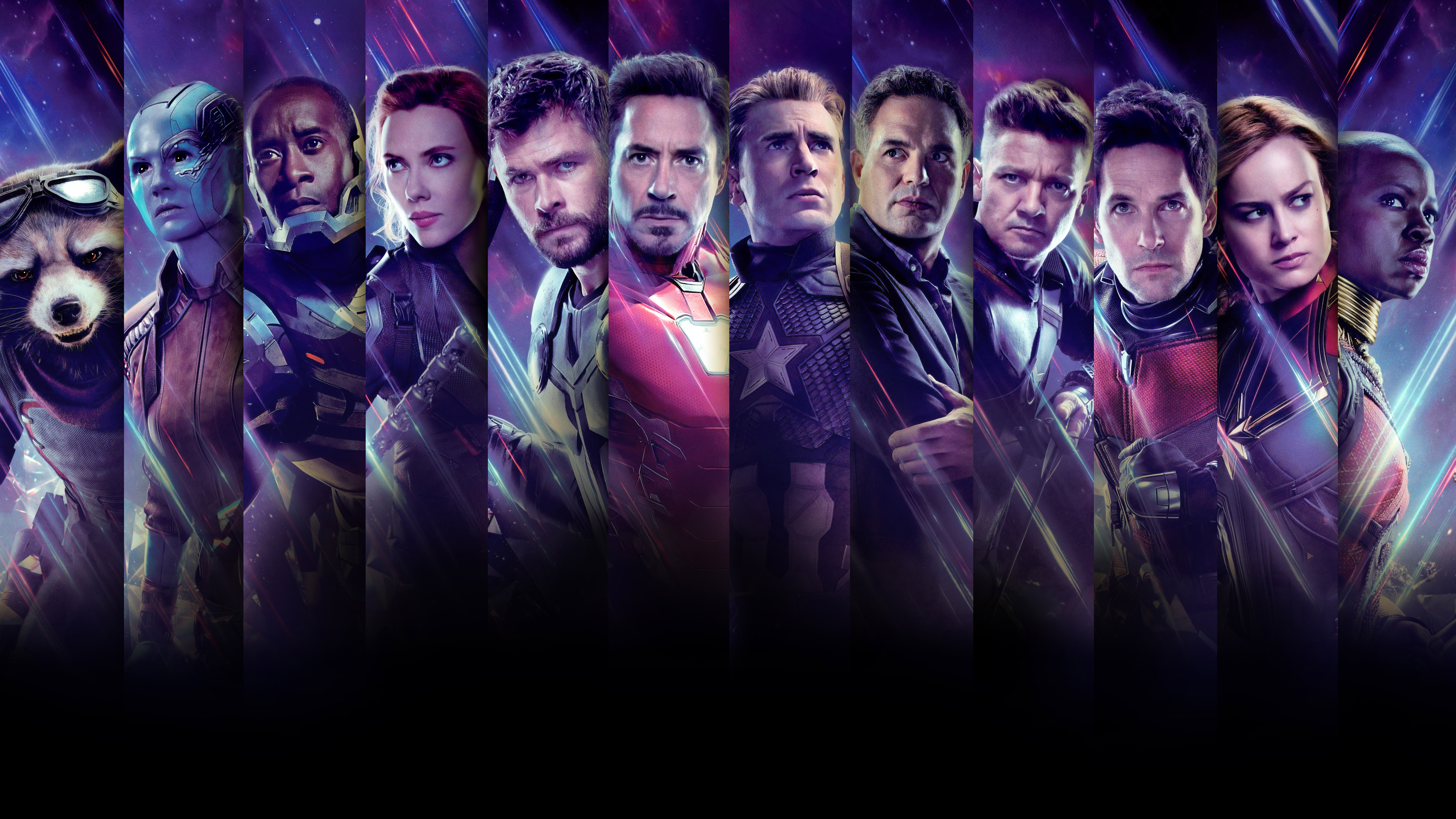 8K Avengers Endgame Background