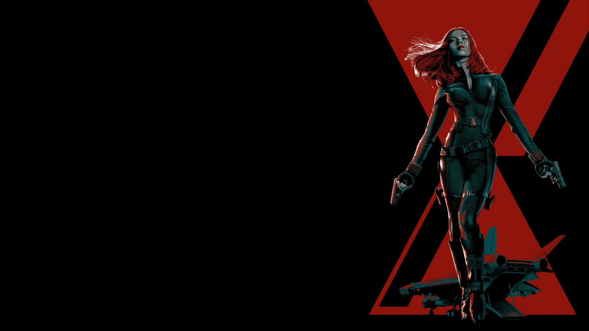 Black Widow Background Logo