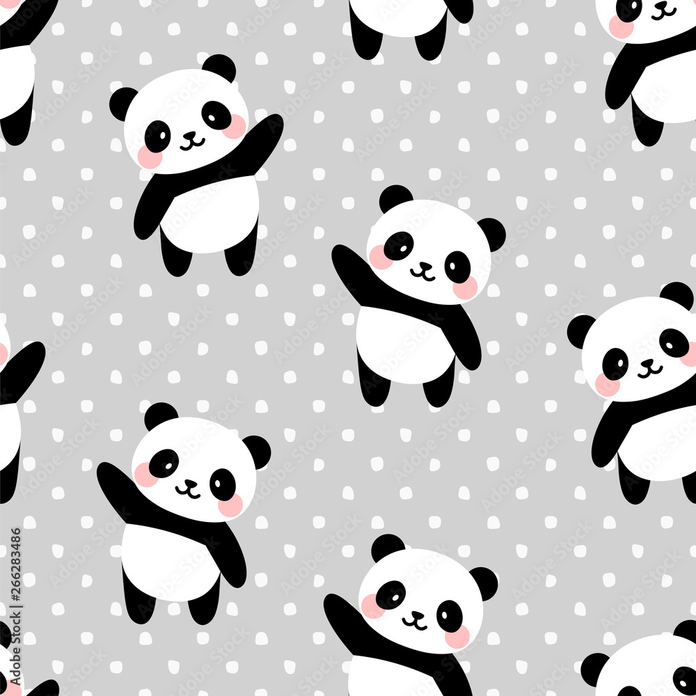 Cute Panda Background