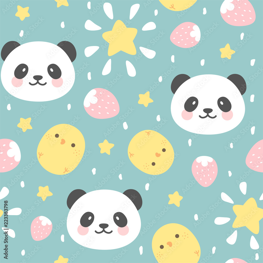 Cute Panda Background