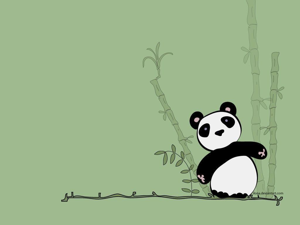 Cute Panda Background