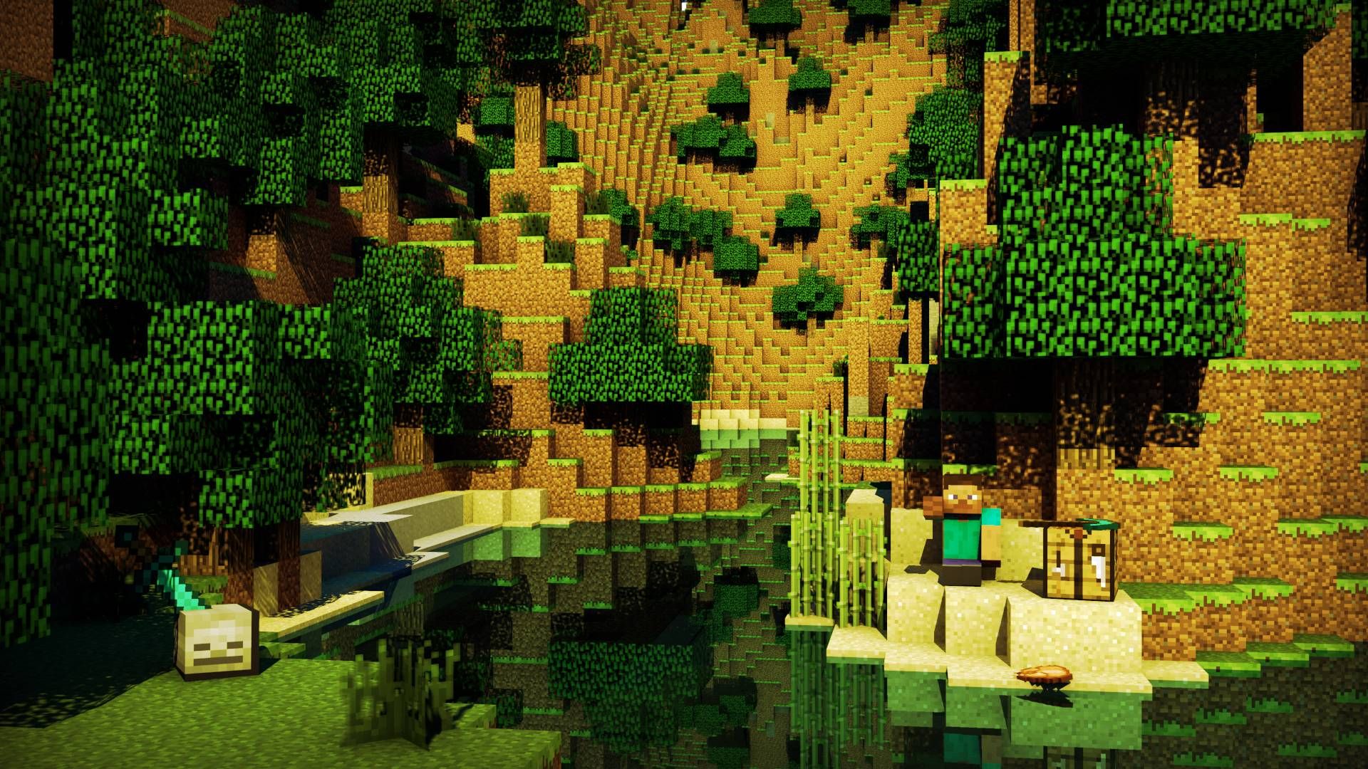 Cool Minecraft Background