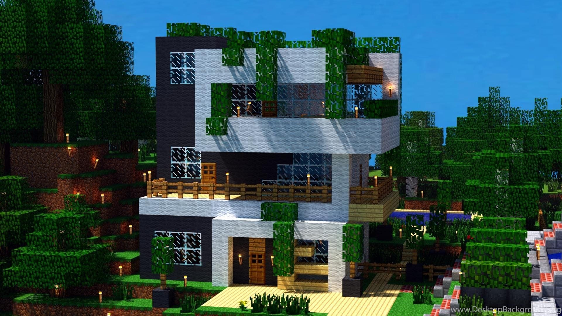 Cool Minecraft Background