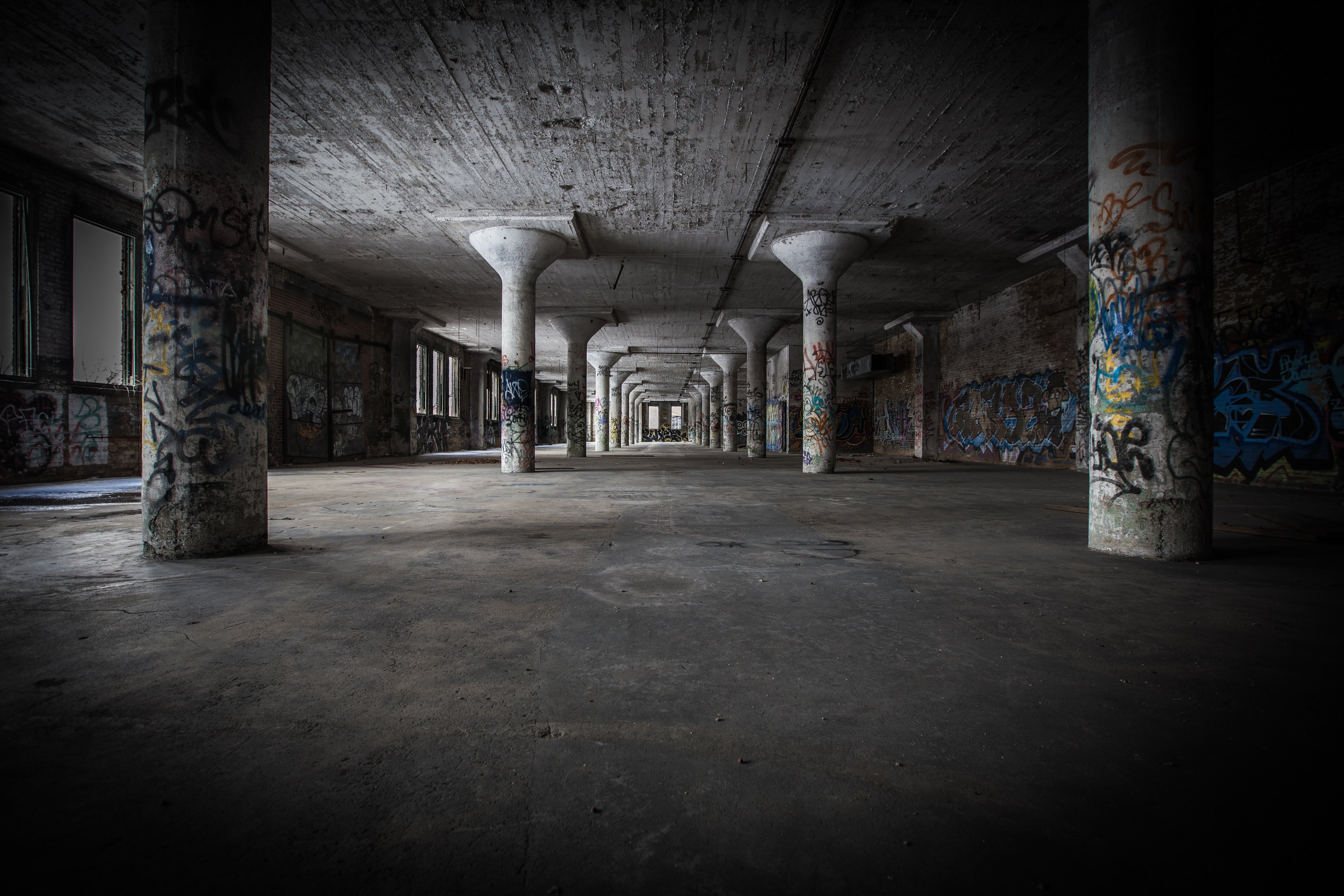 Abandoned Building Background