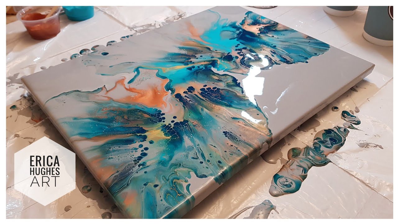 Acrylic Pour Background