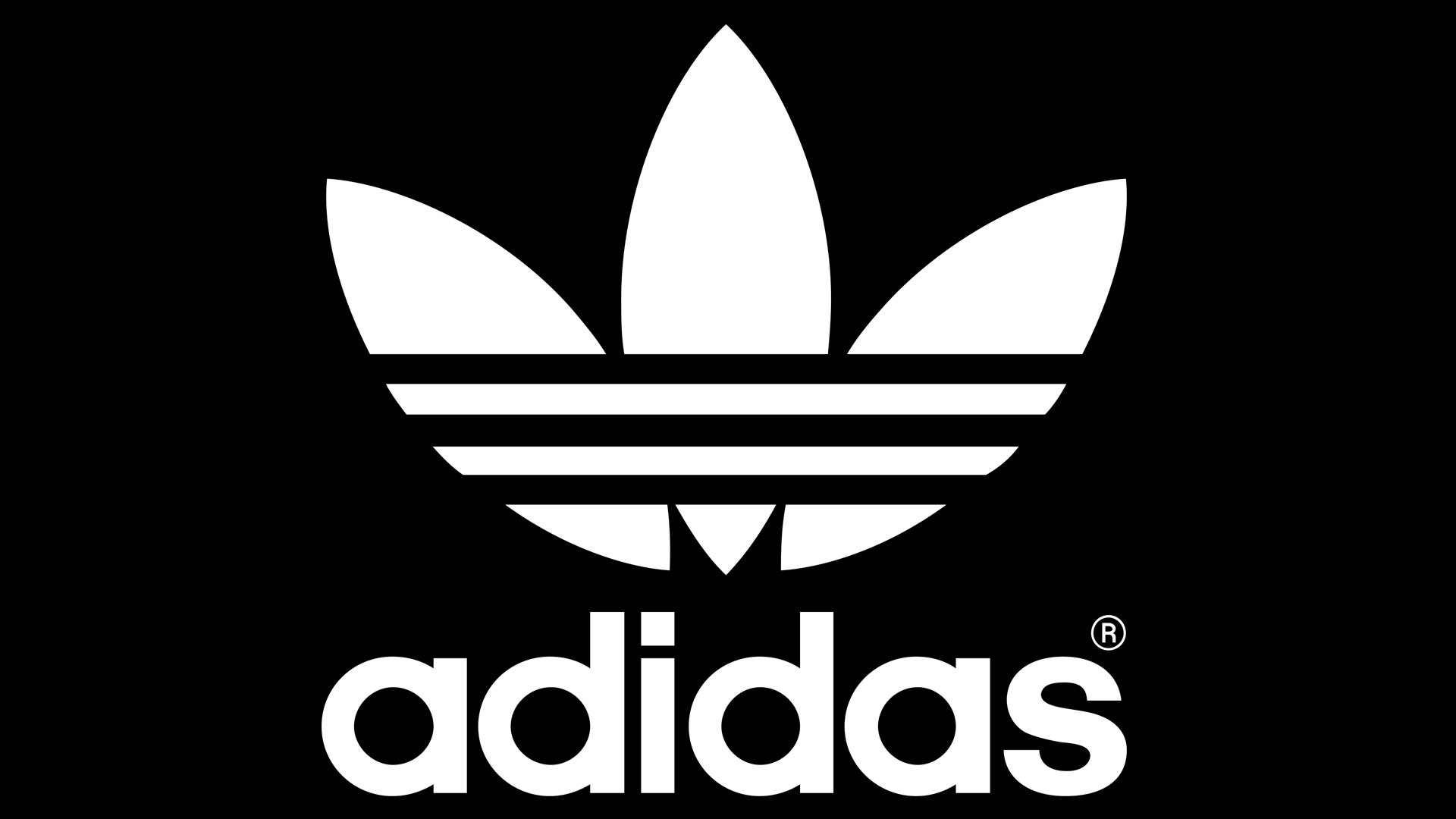 Adidas Logo Black Background