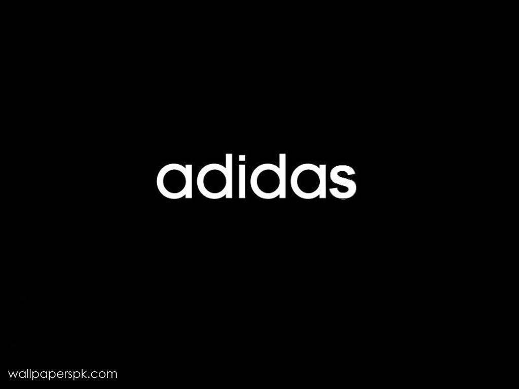 Adidas Logo Black Background