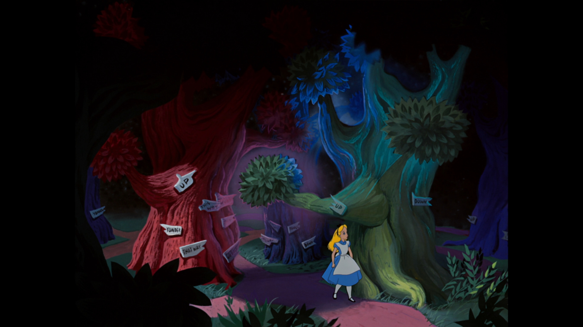 Alice In Wonderland Cartoon Background