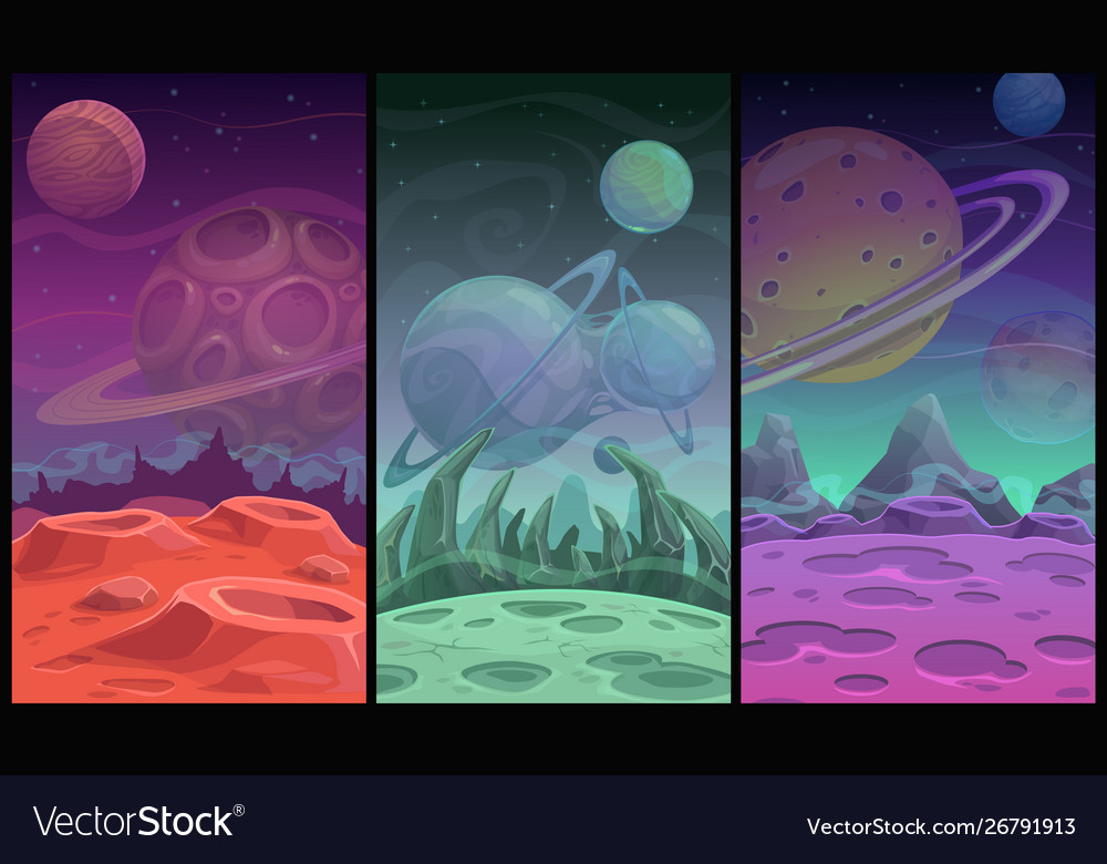 Alien Space Background