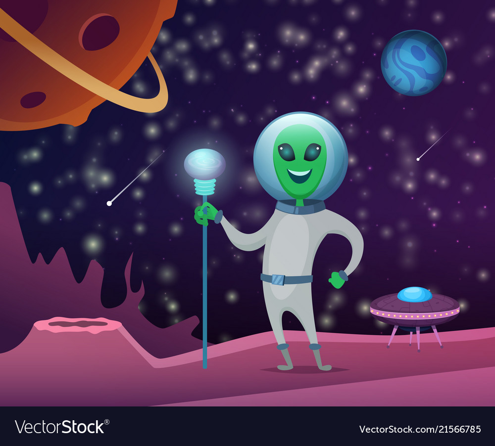 Alien Space Background