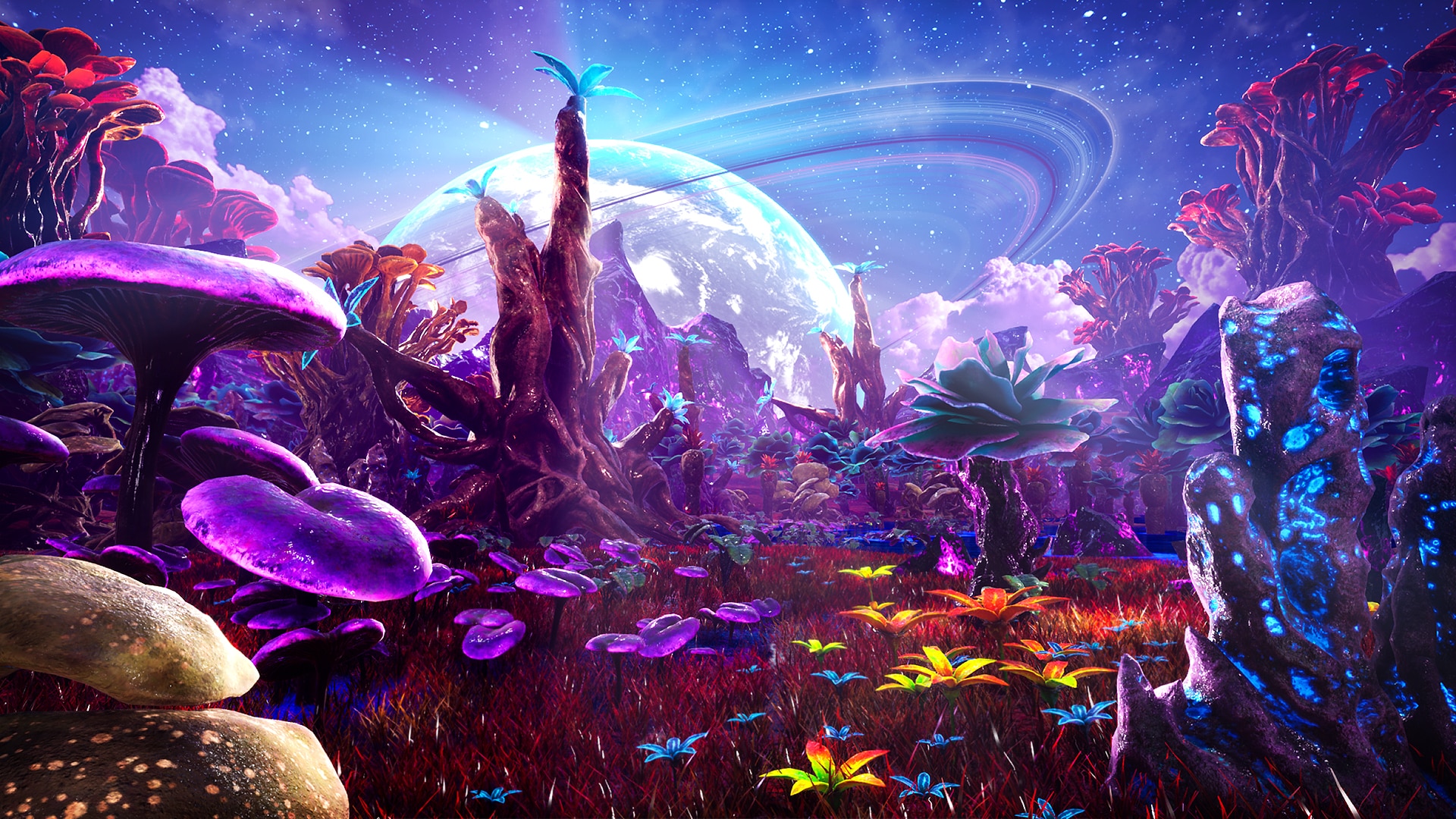 Alien World Background