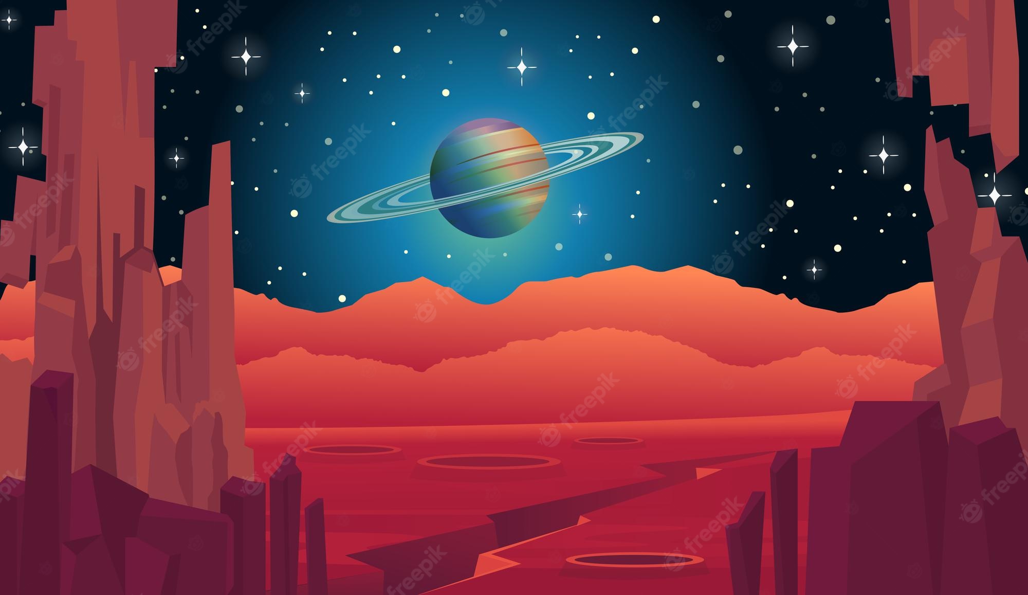 Alien World Background