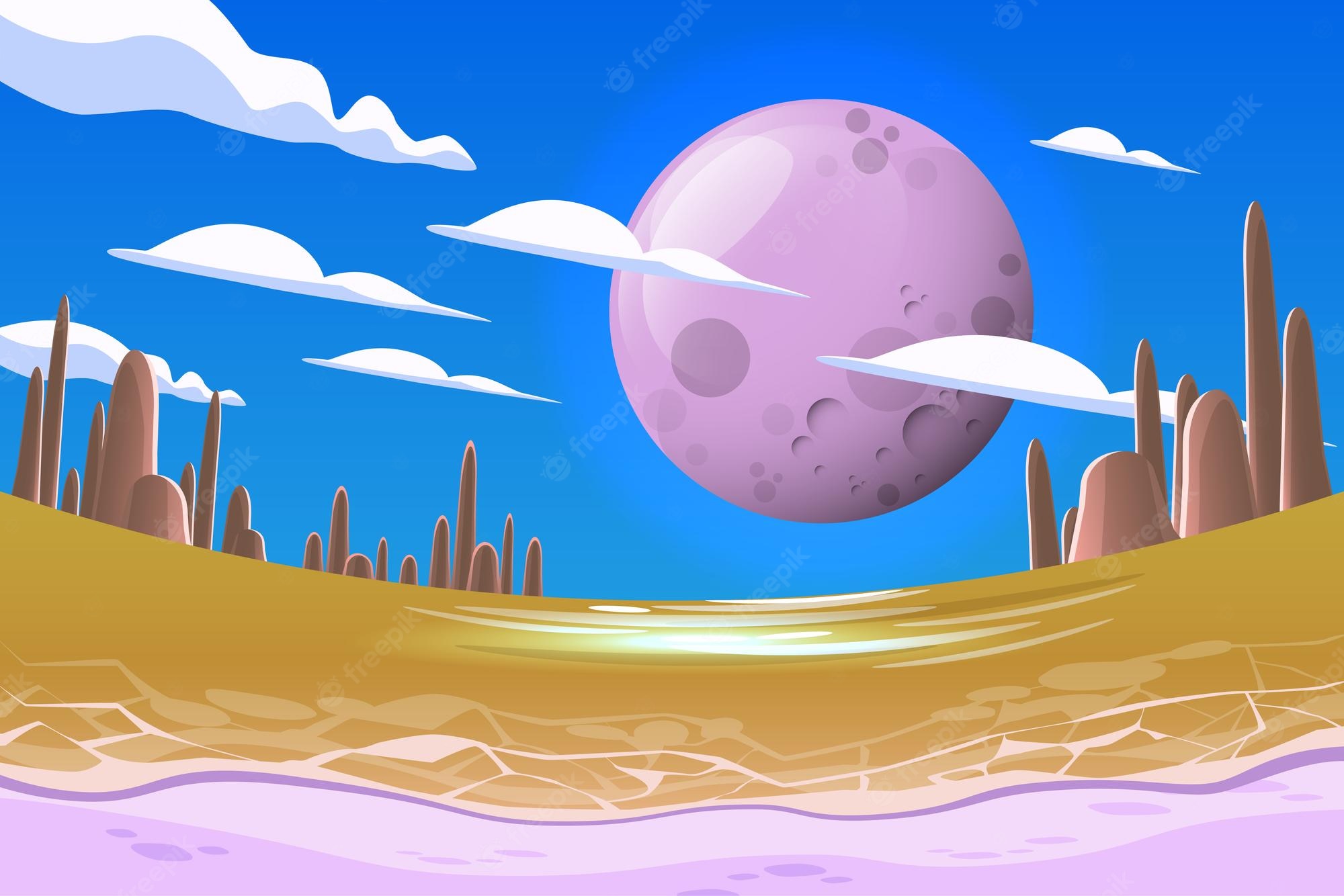 Alien World Background