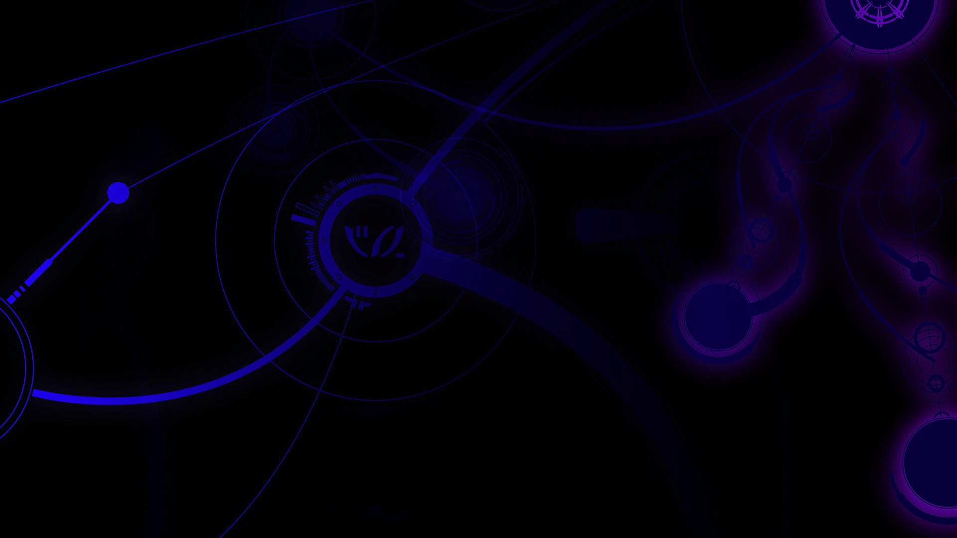 Alienware Background Blue