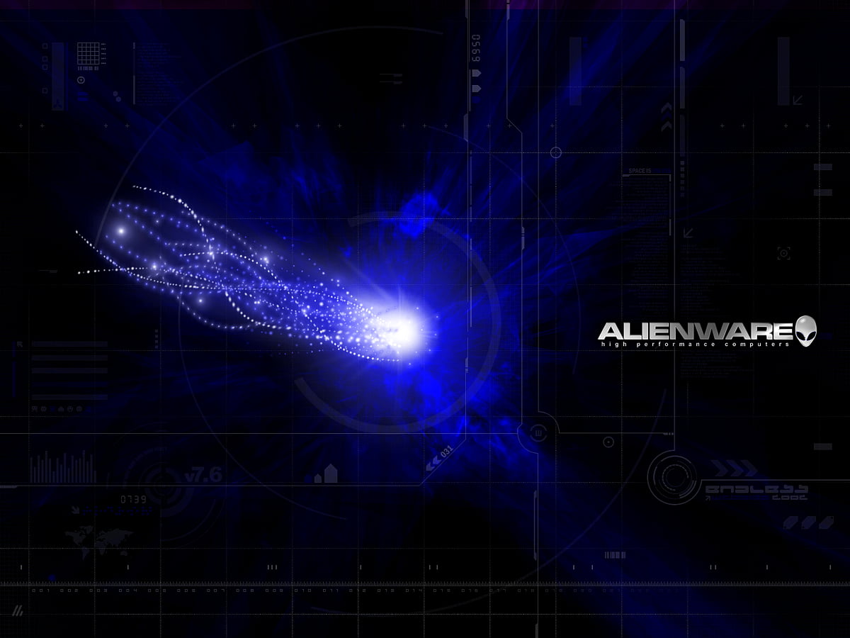 Alienware Background Blue