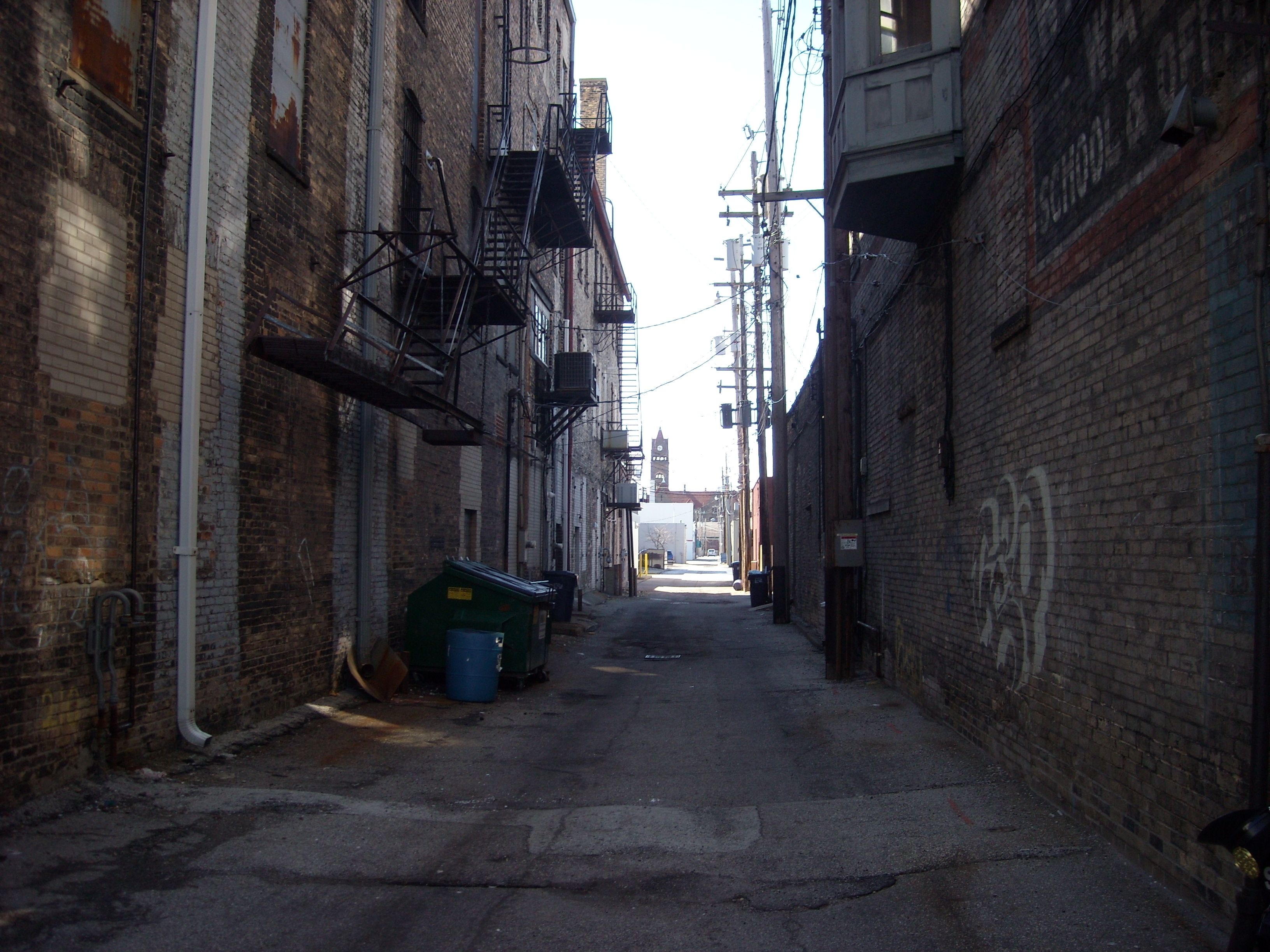 Alley Background