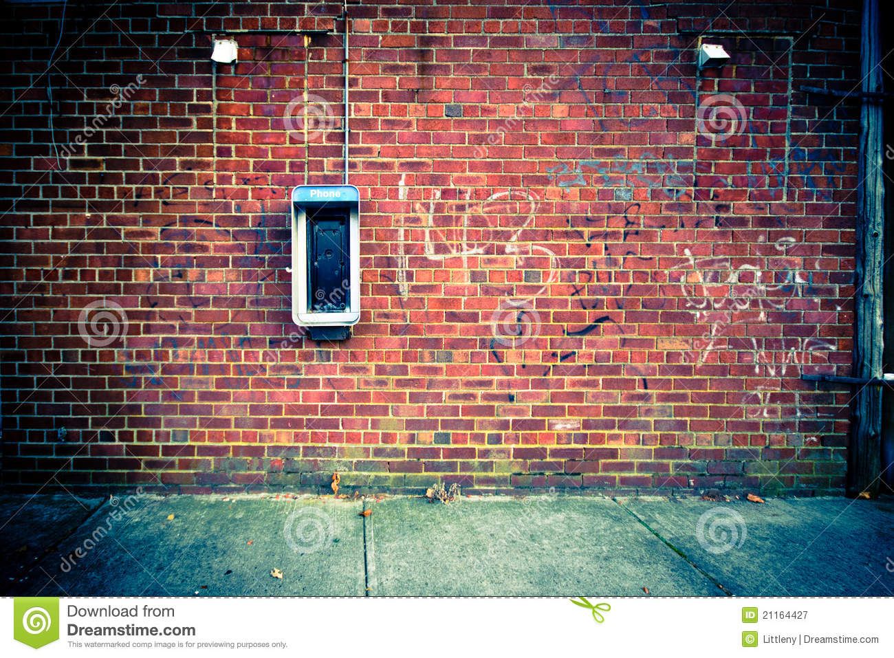 Alley Wall Background