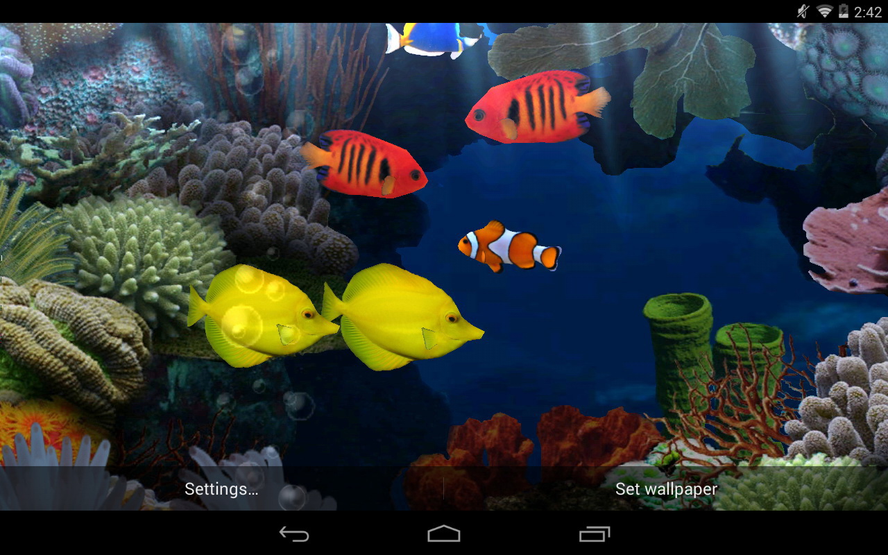 Android Fish Background