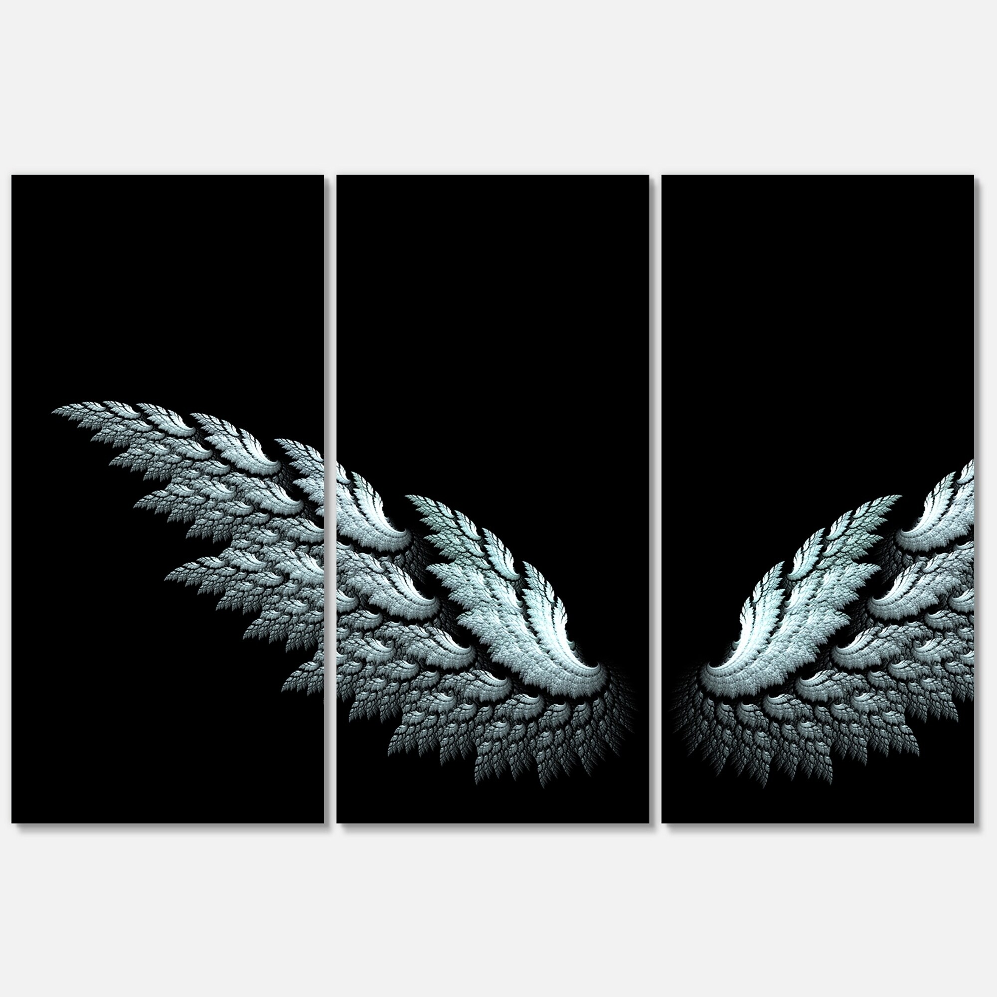 Angel Wings Black Background