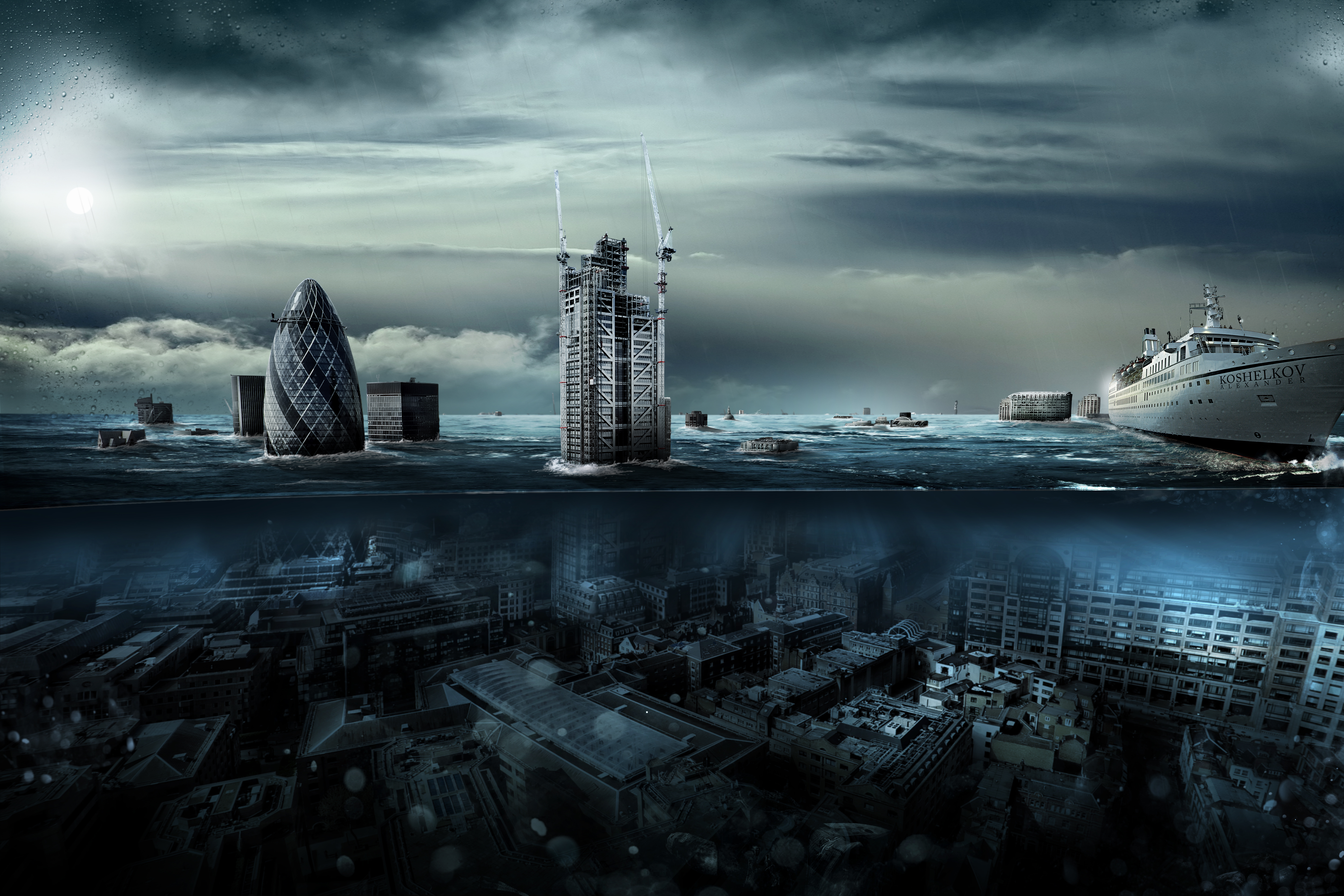 Apocalyptic City Background