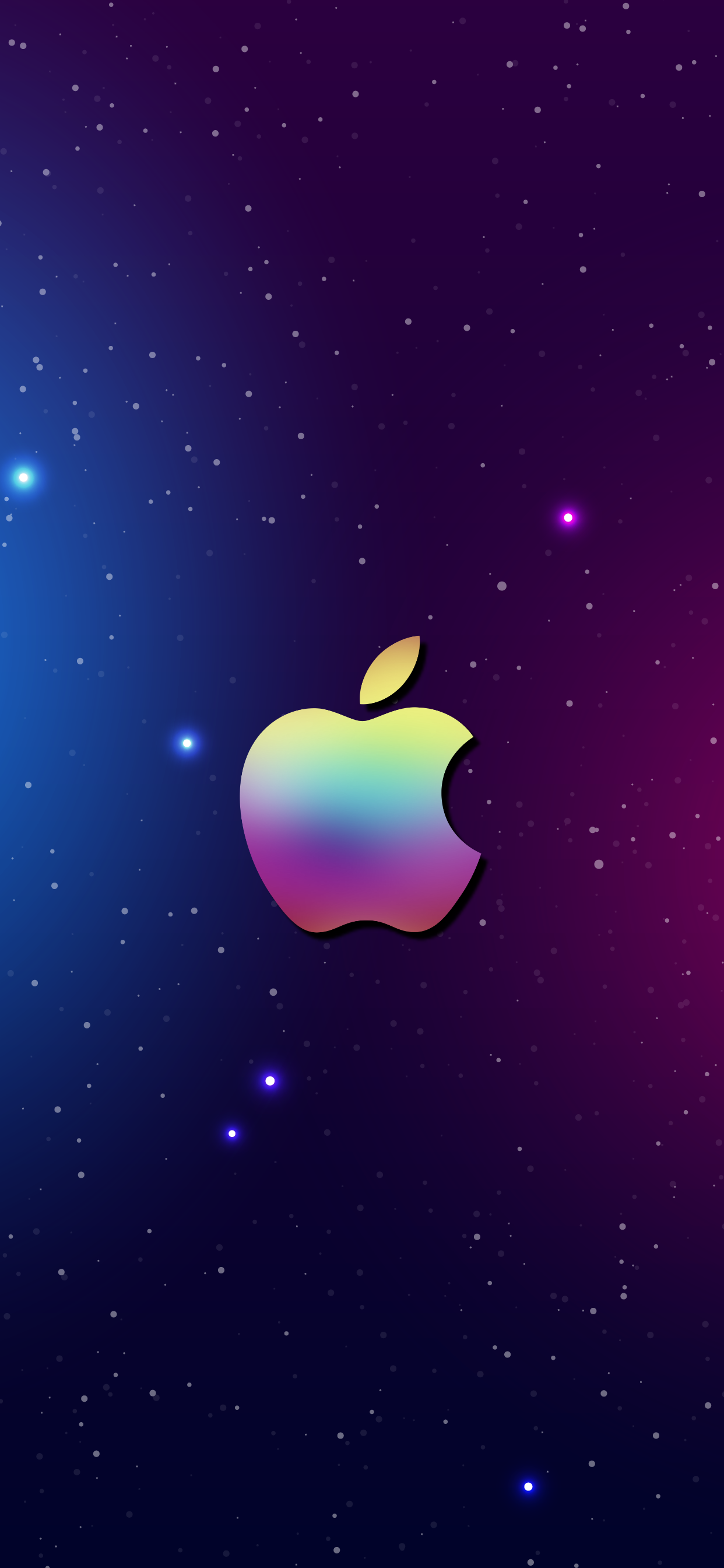 Apple Galaxy Background