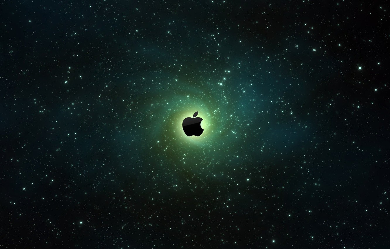 Apple Galaxy Background