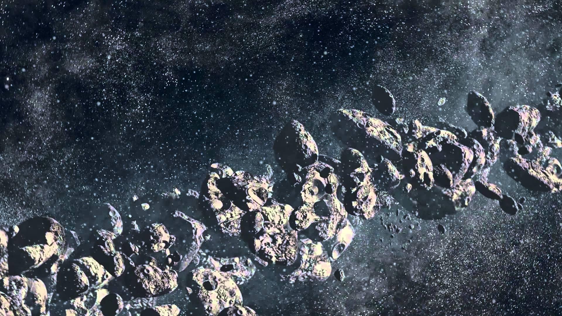 Asteroid Field Background