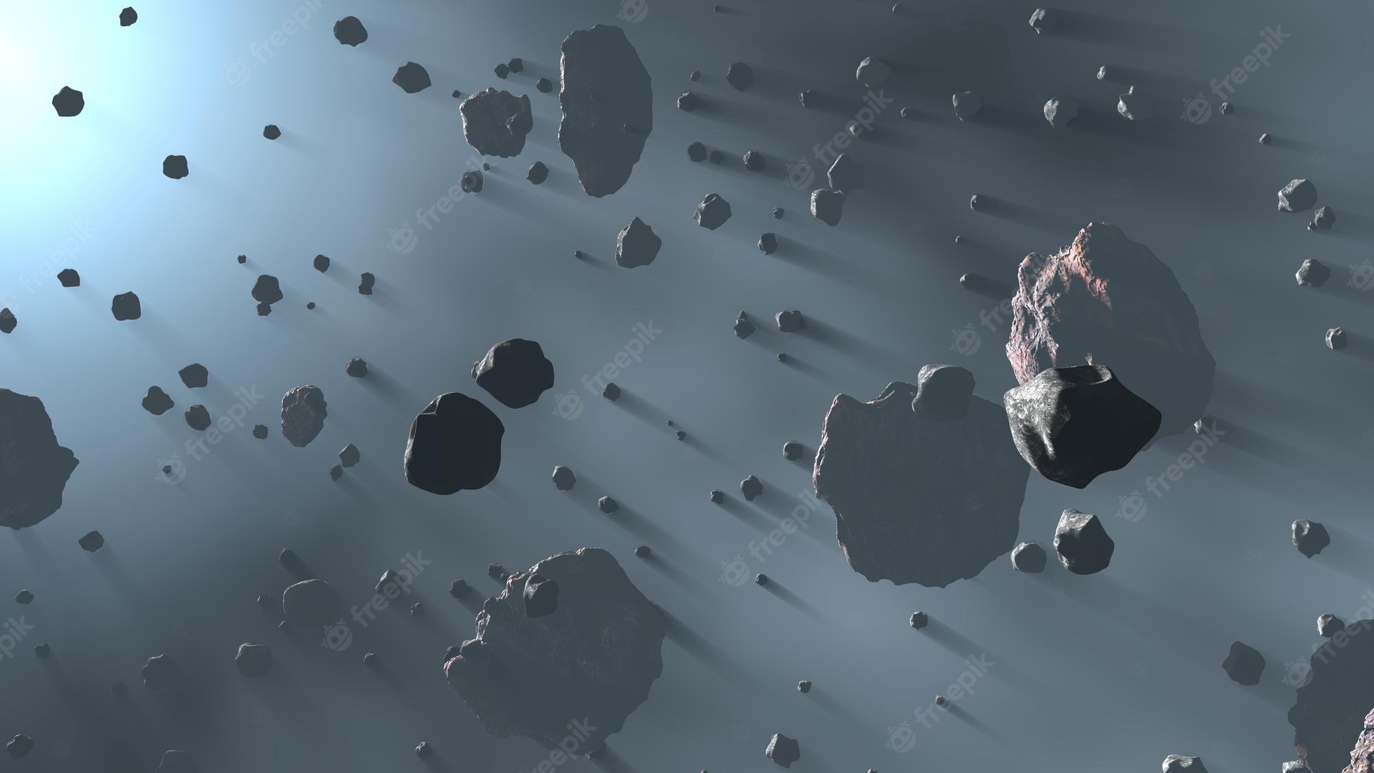 Asteroid Field Background