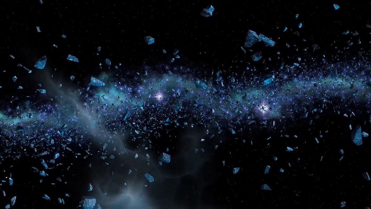 Asteroid Field Background