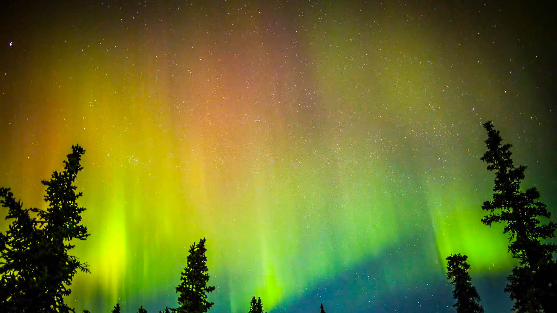 Aurora Borealis Background