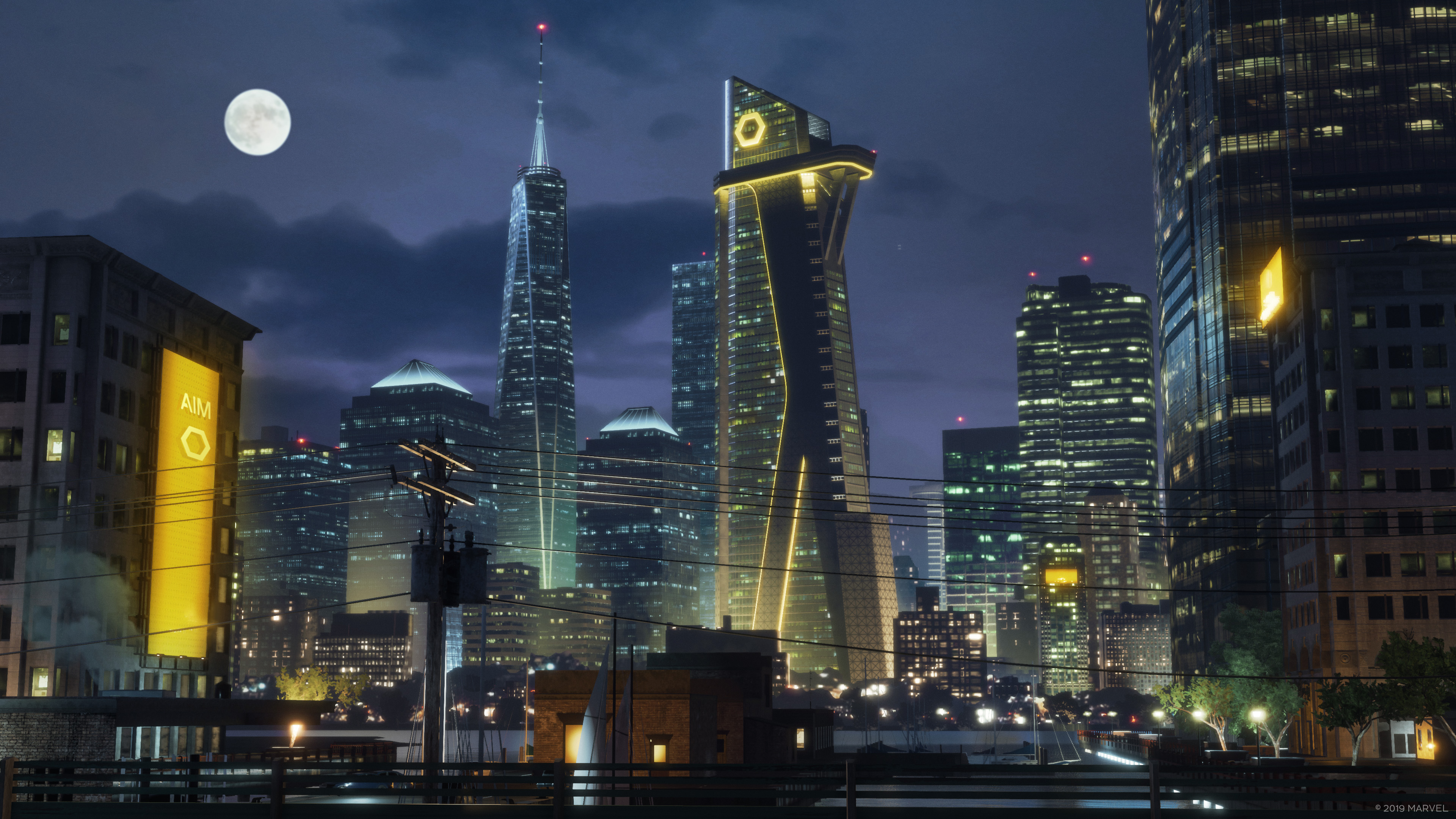 Avengers Tower Background