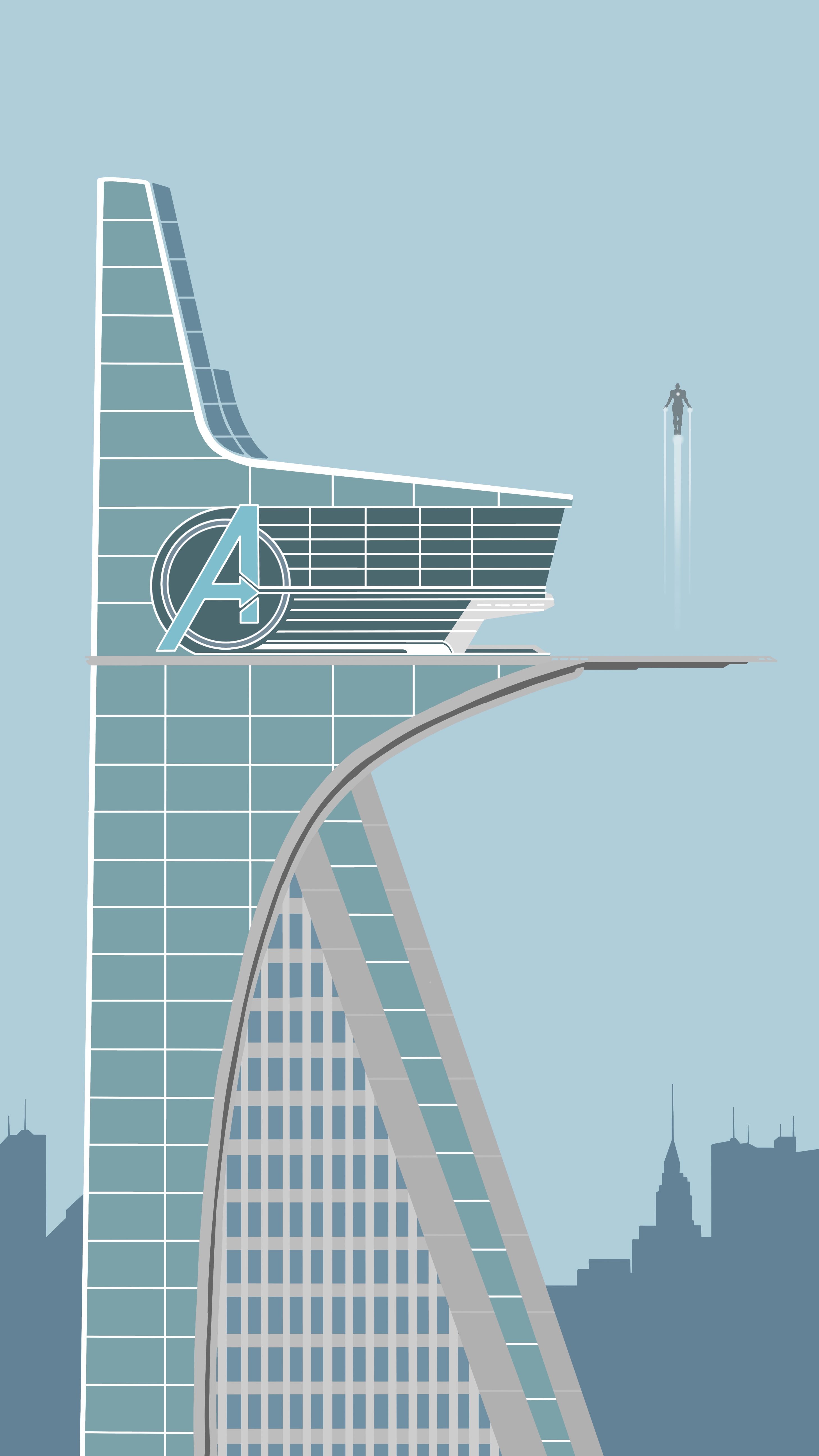 Avengers Tower Background