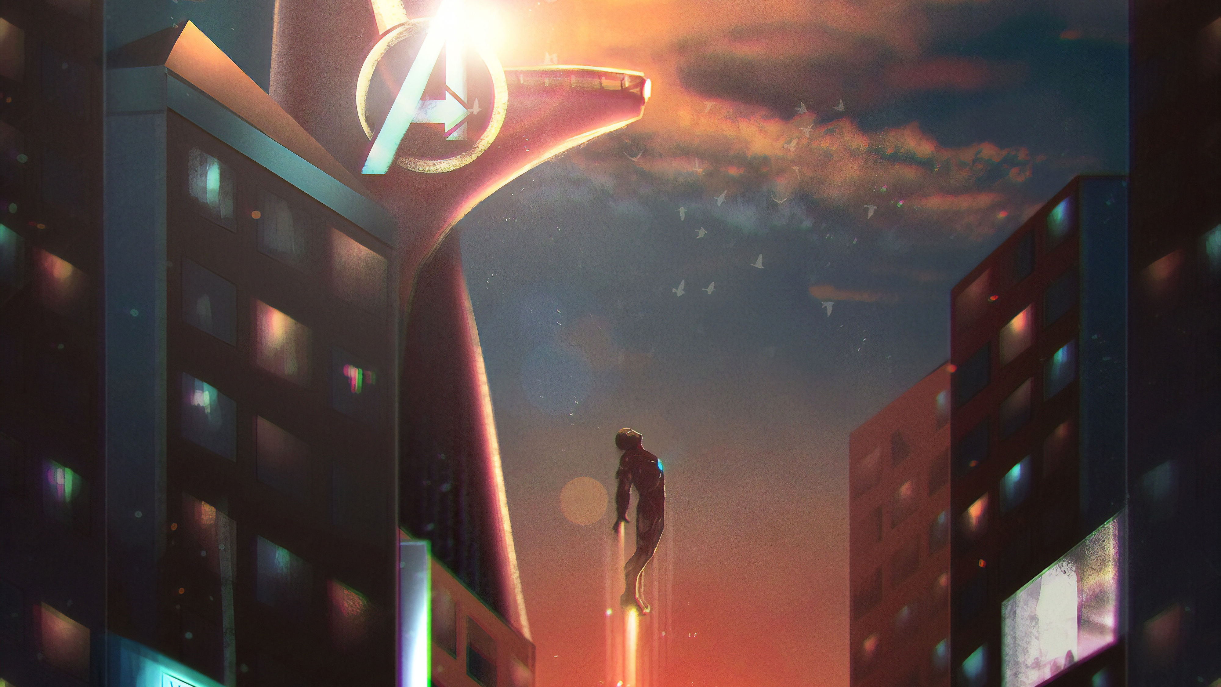 Avengers Tower Background