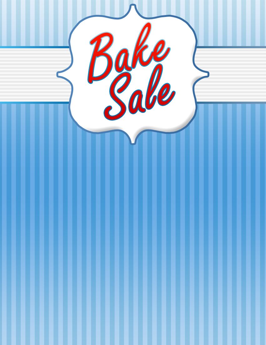 Bake Sale Backgrounds