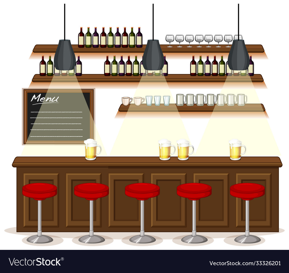 Bar Scene Background