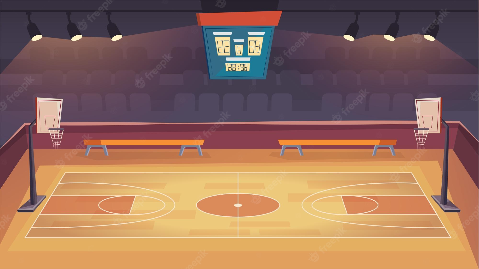 Basketball Gym Background