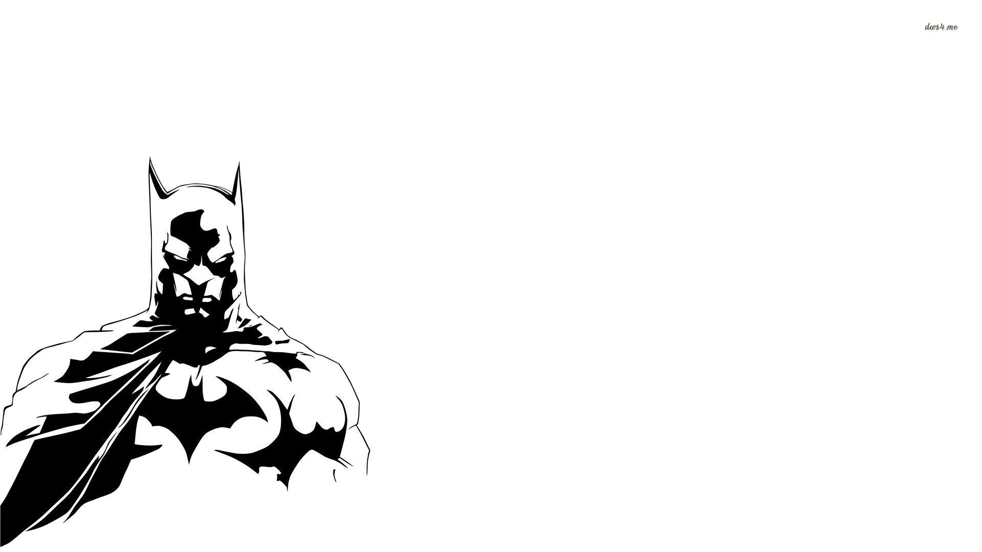 Batman White Background