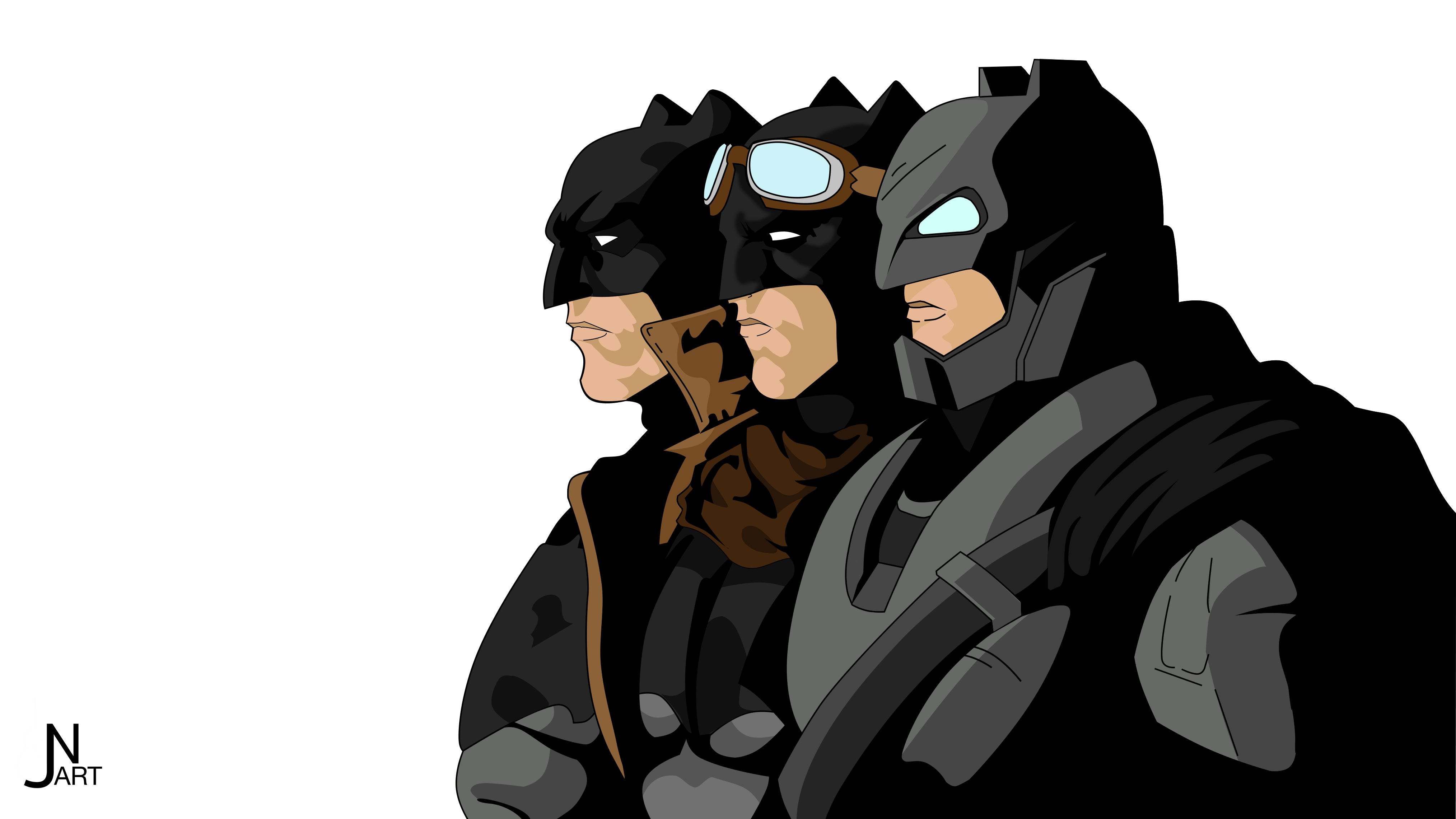 Batman White Background