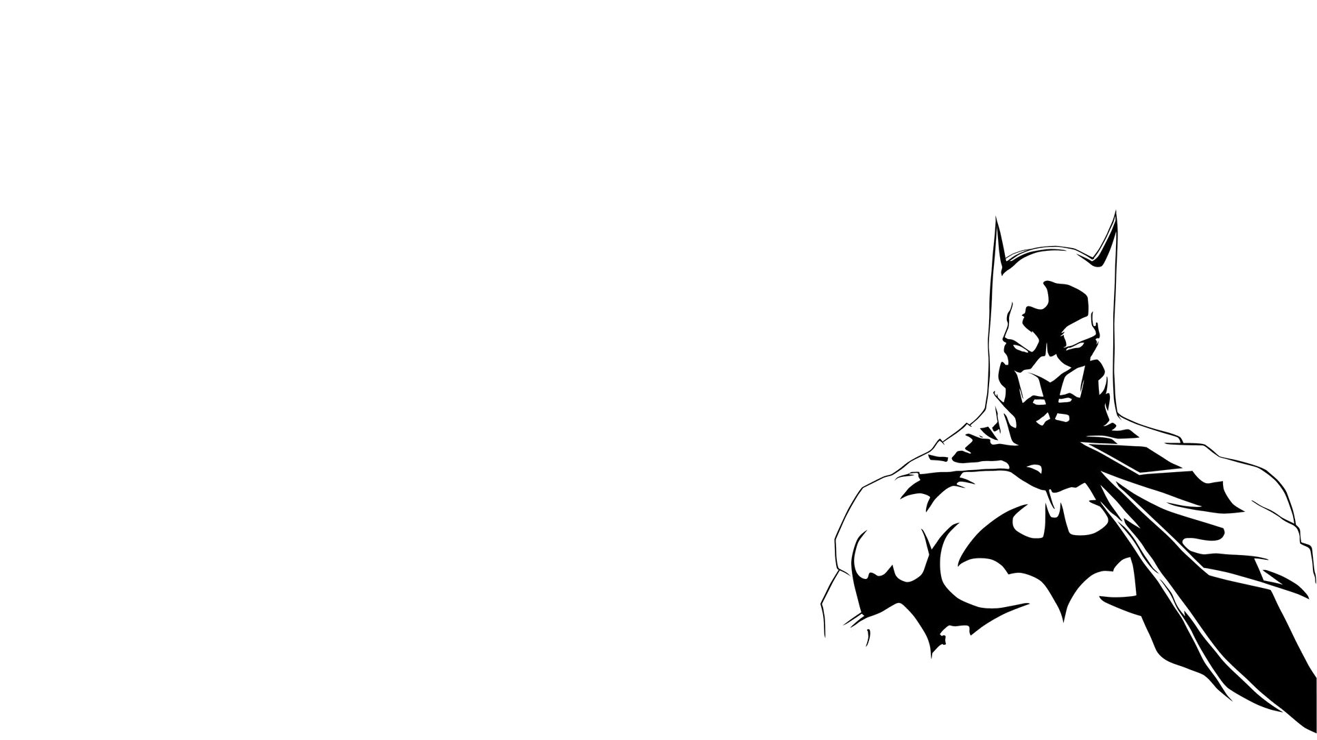 Batman White Background