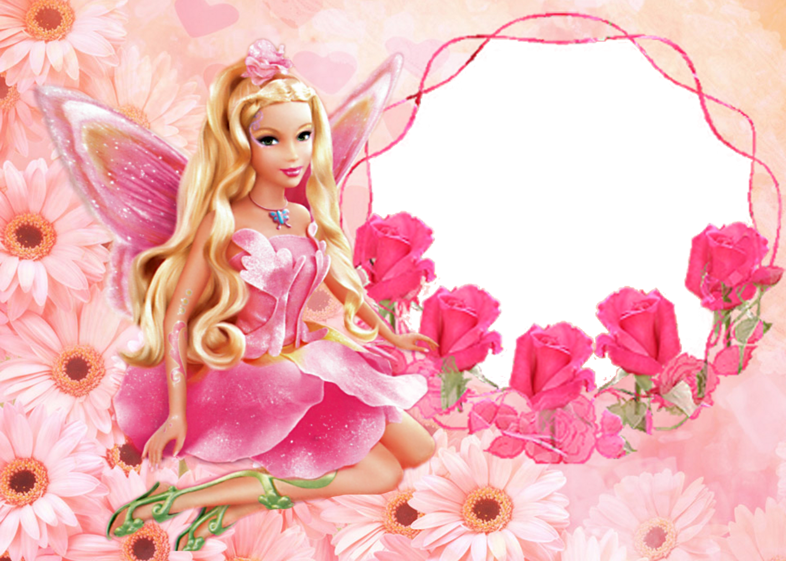 Birthday Barbie Background