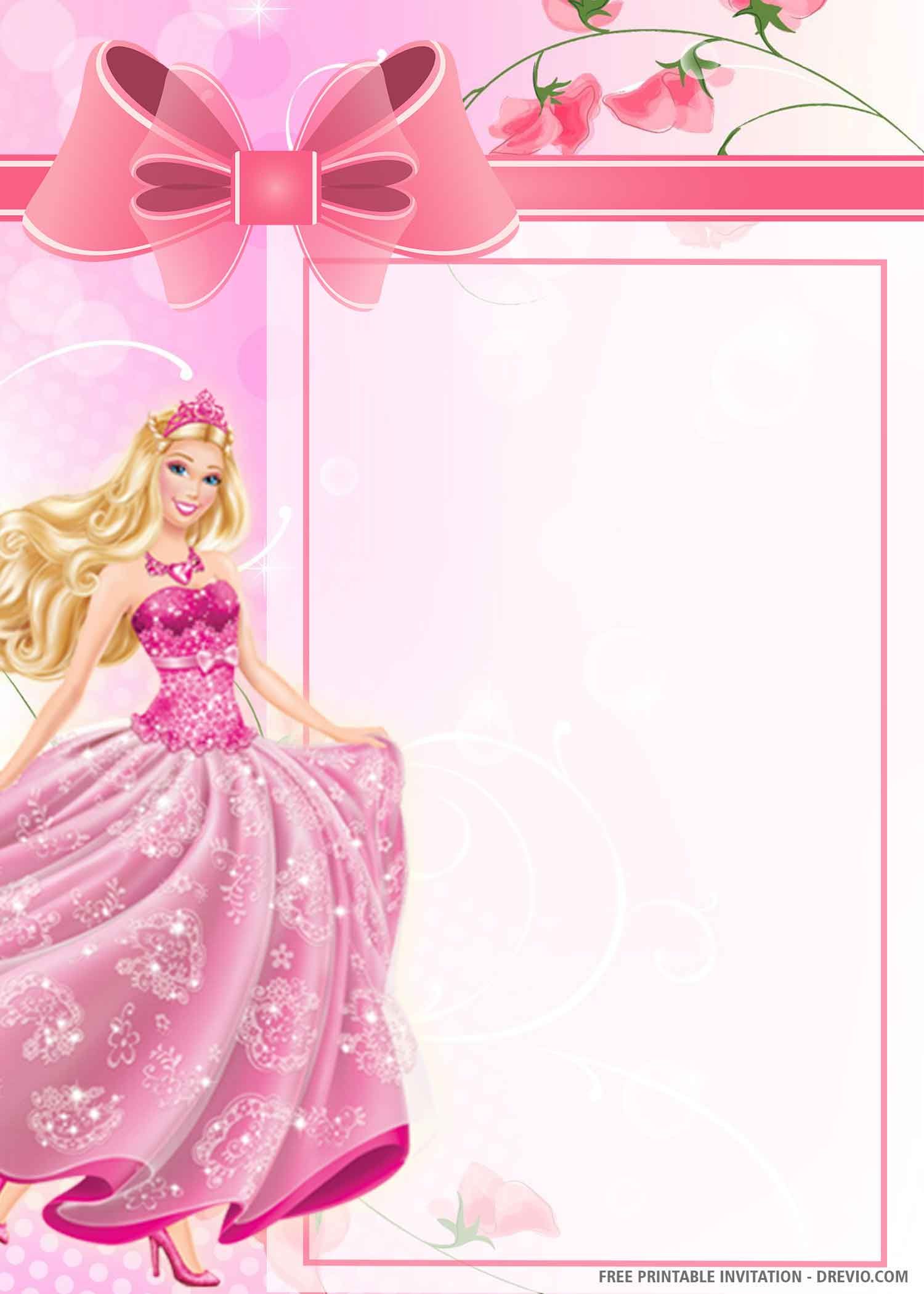 Birthday Barbie Background