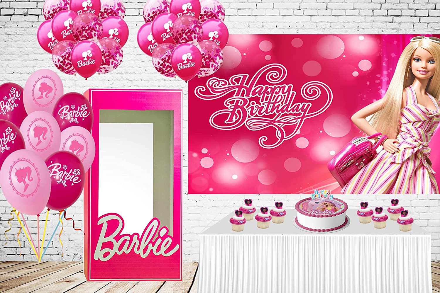 Birthday Barbie Background
