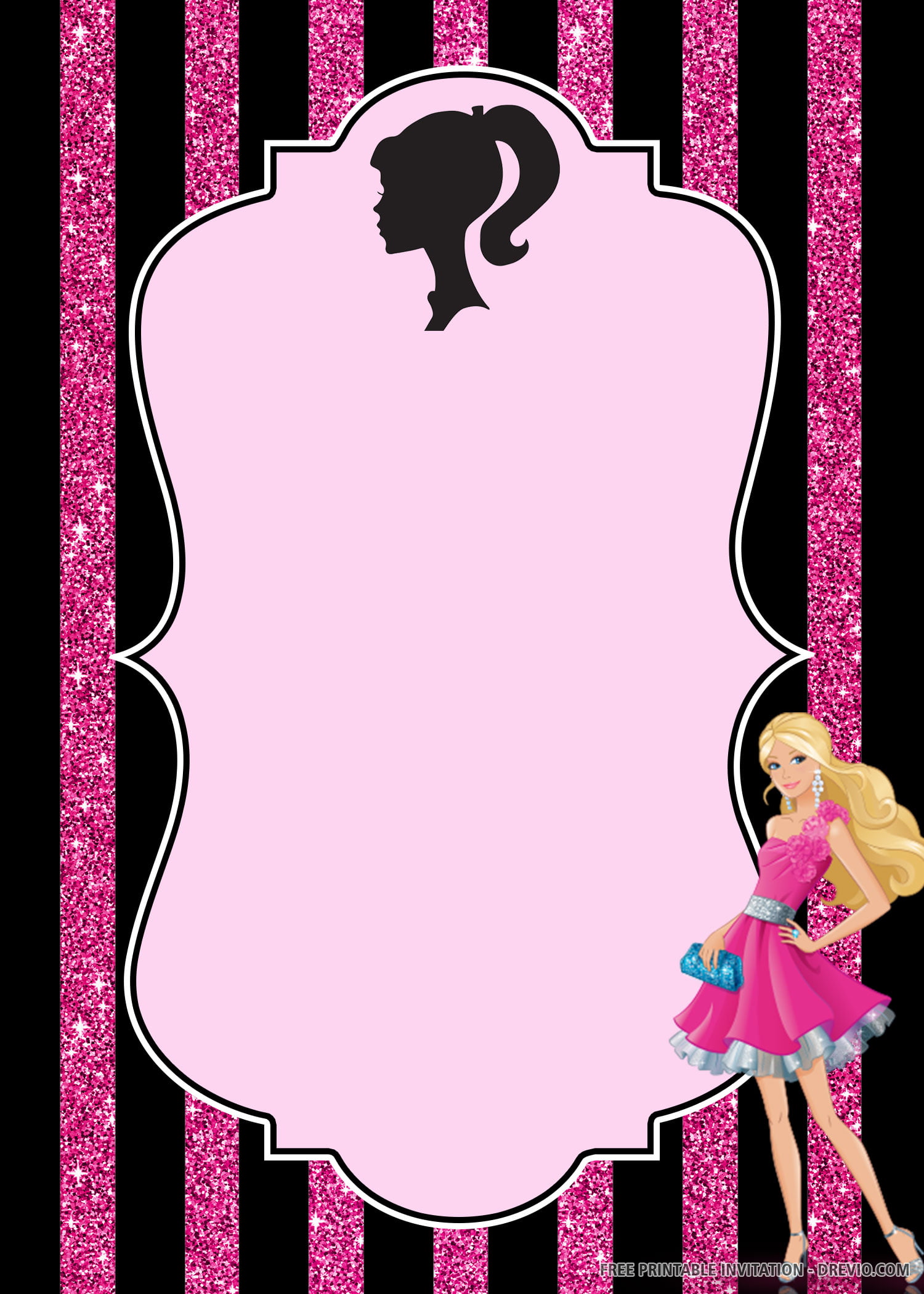 Birthday Barbie Background